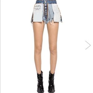 UNRAVEL PROJECT DENIM SHORTS